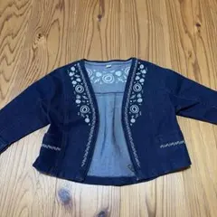 alc 刺繍入りデニムジャケット 110
