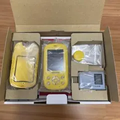 新品未使用 貴重docomo F-03J 黄色 スマートフォン 本体
