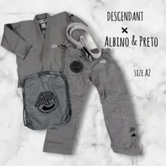 DESCENDANT × ALBINO & PRETO A2 グレー 道着セット