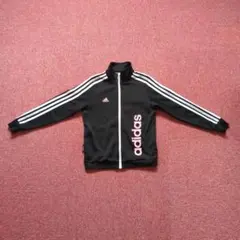 adidas ジップアップジャケット 140cm ブラック