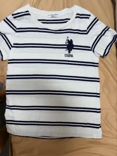U.S. POLO ASSN. ボーダー 半袖Tシャツ レディース M
