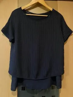 LAUTREAMONT ロートレアモン　シアー　半袖カットソー　38サイズ　M