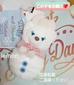 シークレットオブスノーウィーデイ　ぬいぐるみチャーム　 シェリーメイ　 雪だるま