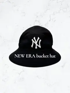【人気】New Era ニューヨーク　ヤンキース　バケットハット　ネイビー