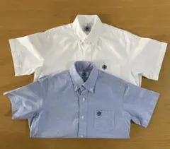 2枚組 JPRESS ジェイプレス 半袖シャツ 水色150cm /白色160cm