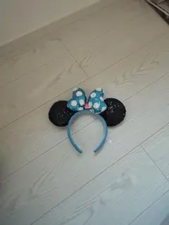 ディズニー カチューシャ ミニー スパンコール