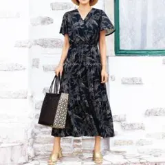 値下げ❇️【新品】DAMA collection コットンモダールジャージーワンピ