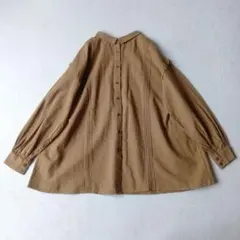タグ付き未使用品 サマンサモスモス 前後着ピンタックシャツ ブラウス F
