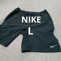 状態考慮NIKE【ナイキ】DRI-FITハーフパンツショートパンツLグレーのサムネイル