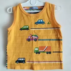 familiar 車プリント タンクトップ