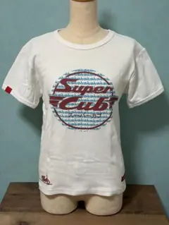 ホンダ スーパーカブ Tシャツ M シンイチロウアラカワ コラボ 白 バイクのサムネイル