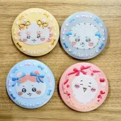 ちいかわ刺繍缶バッジビスケット2 4点セット