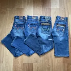 EDWIN デニムパンツ　4点セット　160cmのサムネイル