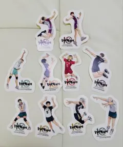 ハイキュー!! 10周年記念 ステッカー 9種セット