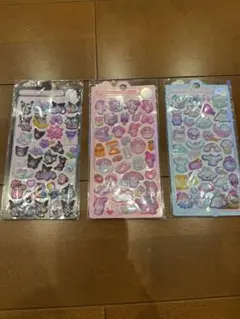 BONBON DROP シール 3シートセット　マイメロディー　クロミ　シナモン