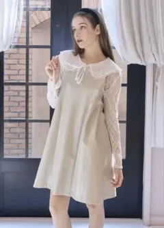 mieyamieya DOLLY LEATHER OP グレージュ