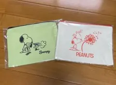 アオキ スヌーピー ポーチ 2個セット