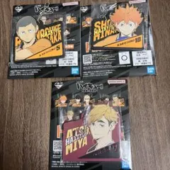 ハイキュー 一番くじ ラバーチャーム 宮侑 日向翔陽 田中龍之介 最強の挑戦者