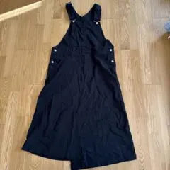 COMME des GARÇONS ブラック サロペット マキシ丈 L