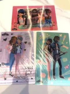 チェンジングポストカード　3枚セット　ミラキュラス　楽天　くじ