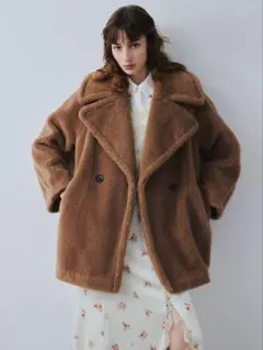 FRAY I.D フレイ アイディーECOPELボアミドルコート