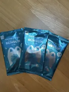 マクドナルド オリジナル PUPPET SUNSUN シール 3セット