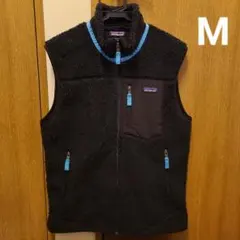 極美品M パタゴニア レトロX ベスト ブラック Pitch Blue