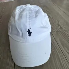 POLO ラルフローレン キャップ 帽子 ホワイト 新品タグ付き(52cm)