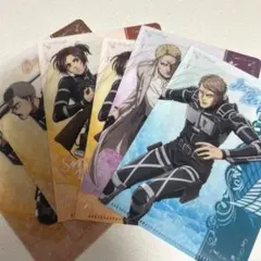 進撃の巨人 ミニクリアファイル 6枚まとめ売り