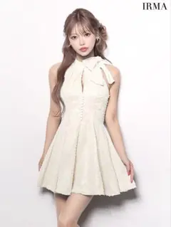 ROBE de FLEURS キャバドレス 白 Sサイズ