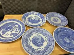 英国 スポード Spode 約20cmプレート 6枚セット 英国 スポード Spode 約20cmプレート 6枚セット Spode スポード