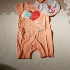70 bebe ベビー 服　スタイ　2点セット