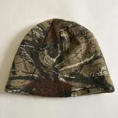 90s UNKNOWN リアルツリー ビーニー ニットキャップ usa製 y2k