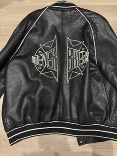 ZARA 即完品 本革 スタジャン レザージャケット