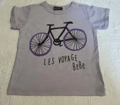 BeBe 半袖Tシャツ 自転車プリント 90cmのサムネイル
