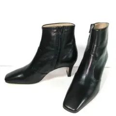 ●fabio rusconi ショートブーツ　サイドジップ　本革