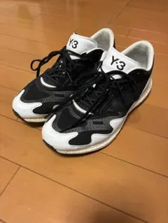 adidas Y-3 ライズ ラン ブラックホワイト FX7261のサムネイル