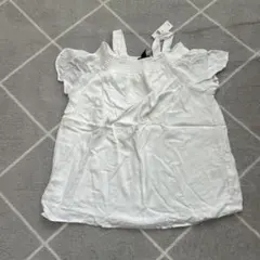 未使用GapKids ホワイト ノースリーブタンクトップ S