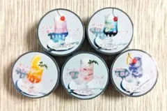 旅する喫茶　文豪クリームソーダ　マスキングテープ　まとめ売り