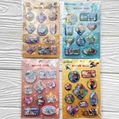 【正規品】ディズニー　ウォーターシール　4種セット
