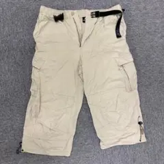AIRWALK 7分丈 カーゴパンツ L ベージュ