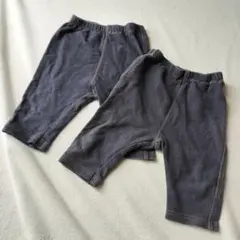 ユニクロデニムライク7部丈パンツ 2枚セット