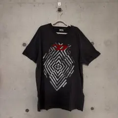 DIESEL 幾何学模様 Tシャツ 黒