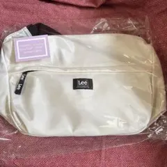Lee アイボリー ボディバッグ