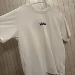idéal ロゴ 刺繍 半袖 Tシャツ ホワイト grl