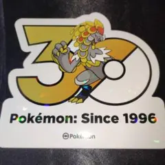 韓国限定　ポケモン 30周年記念 ステッカー　ジャラランガのサムネイル