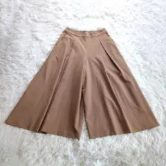 ナチュラルビューティーベーシック ツイル ワイドパンツ ガウチョ Mサイズ