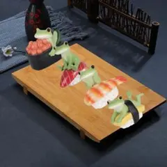 【新品・コポー】コポー　かっぱ寿司ならぬカエル寿司　4貫盛り合わせ　一丁！！