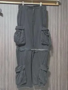 PACSUN カーゴパンツ ナイロンパンツ テック ミリタリー y2k ギミック