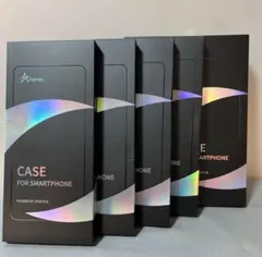 iPhone14promax 用 フィルム付ケース 全面保護 5セット